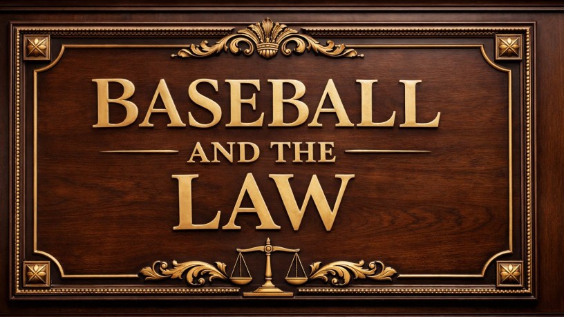 Baseball and the Law