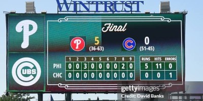 Hamels no-hitter vs Cubs