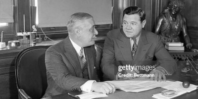 Jacob Ruppert and Babe Ruth