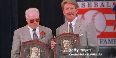 Richie Ashburn and Mike Schmidt