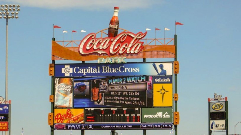 Coca-Cola Park video board