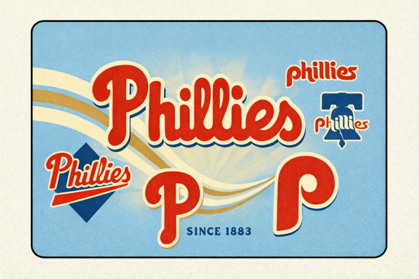 Phillies logos through the years